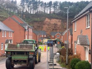 Homes Evacuated after Massive Mansfield Landslide. Nottingham Post