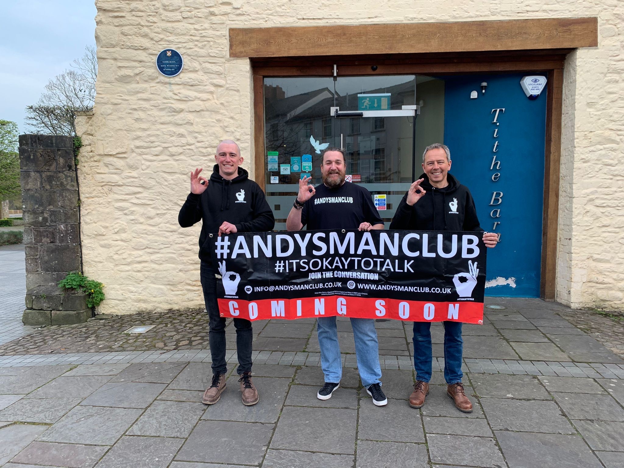 The Mindstep Foundation partners with Andy’s Man Club to open men’s talking group in Abergavenny