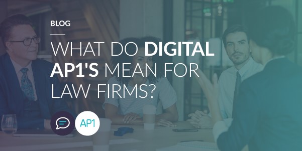 SearchFlow blog: What do digital AP1s mean for law firms?