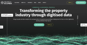 New-look website for property data leader, Search Acumen