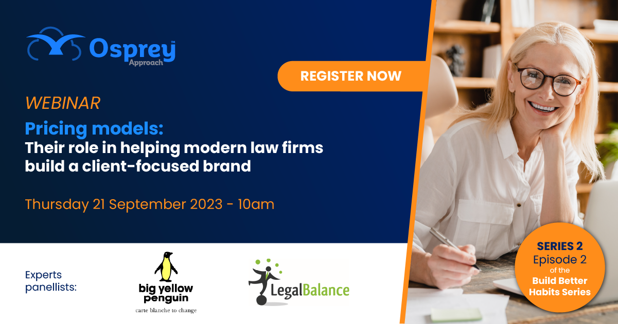 Webinar to discuss how SME law firms can build a client-focused brand