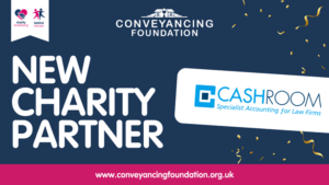 Cashroom teams up with the Conveyancing Foundation as an Official Charity Partner