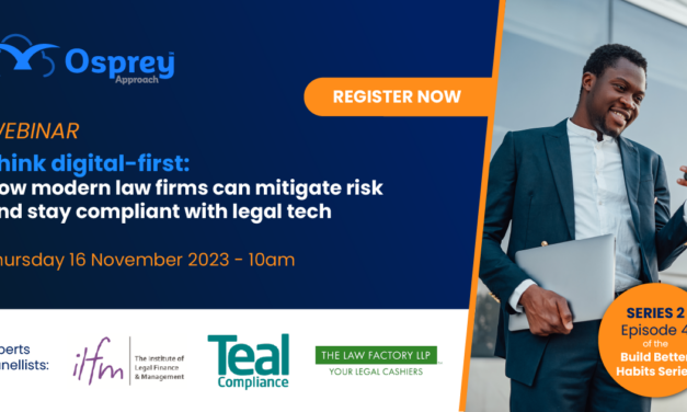 Webinar to discuss how firms can manage risk and compliance effectively through a digital first approach