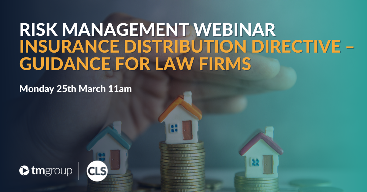 tmgroup webinar guidance on Insurance Distribution Directive