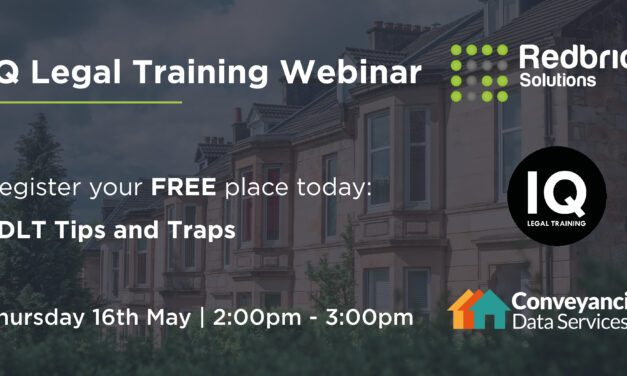 Conveyancing Data Services announces latest CPD webinar: SDLT Tips and Traps