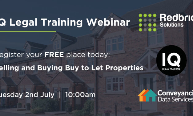 New CPD webinar from CDS focuses on conveyancing for Buy to Let Properties
