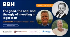 Osprey Approach: Webinar to uncover the good, the bad and the ugly of investing in legal tech