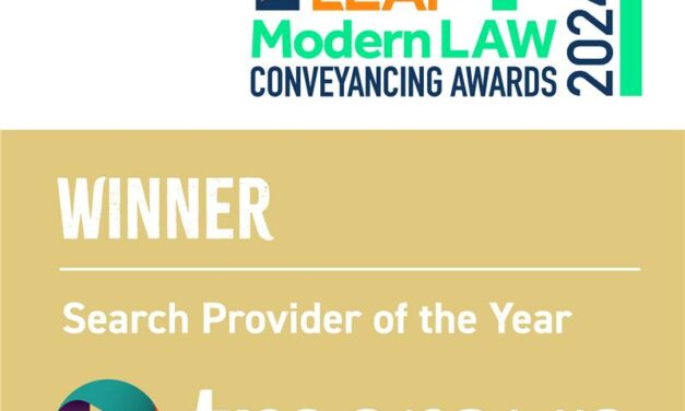 TM Group wins prestigious Search Provider of the Year at the LEAP Modern Law Conveyancing Awards 2024