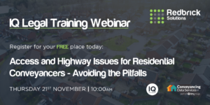 Residential Conveyancers: Master Highway and Access Pitfalls in new tmgroup webinar