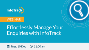 InfoTrack announces its latest webinars for December 2024